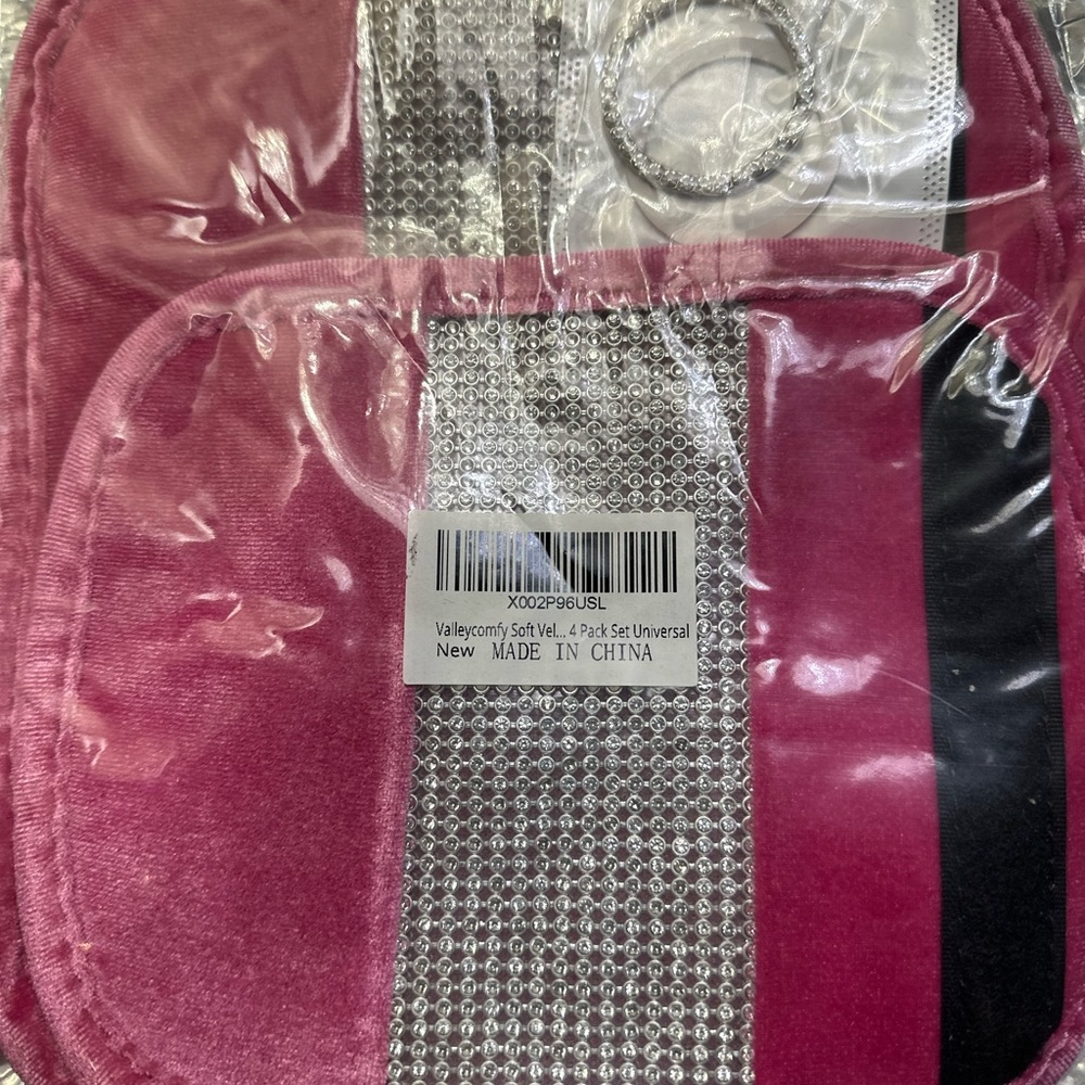 Pink Fluffy Car Accessory Set - Picture 4 of 4